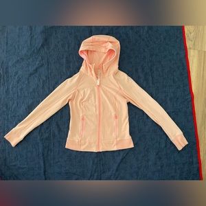 Used Lululemon Pink zip up hoodie size 12